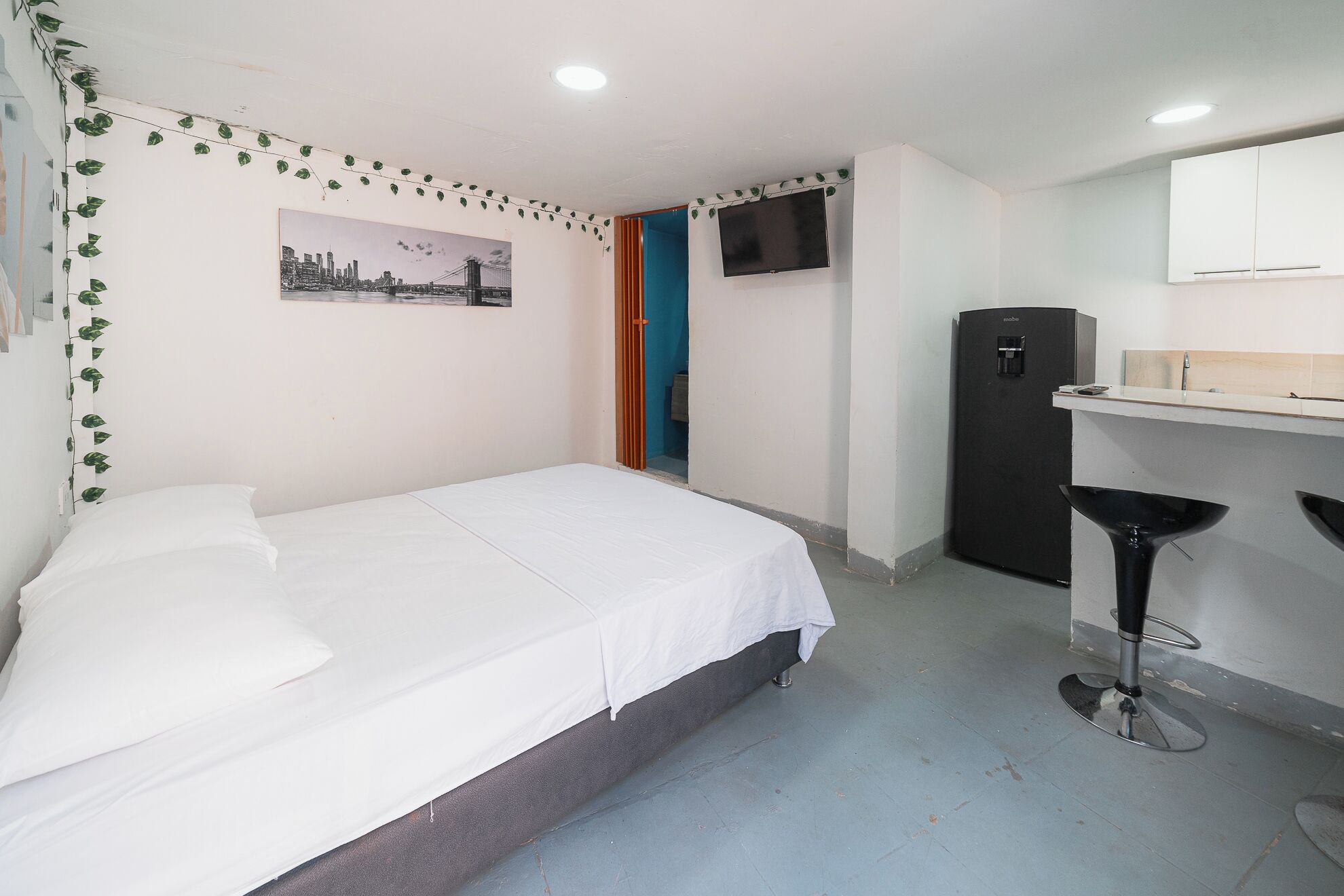 标准开间, 1 张大床, 空调 | 特色装修、免费 WiFi、床单