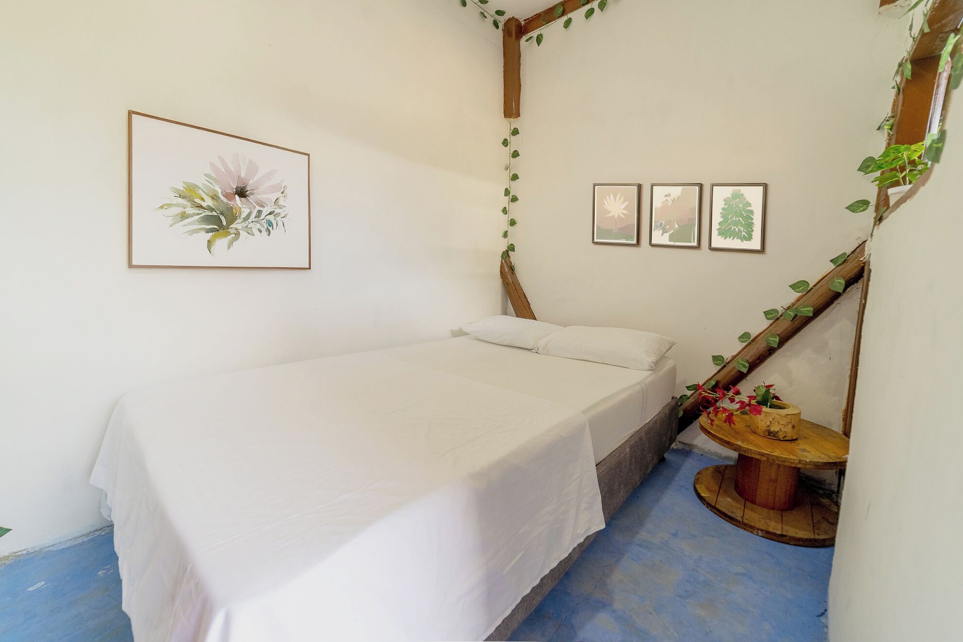 标准双人房, 1 间卧室, 海景 | 特色装修、免费 WiFi、床单