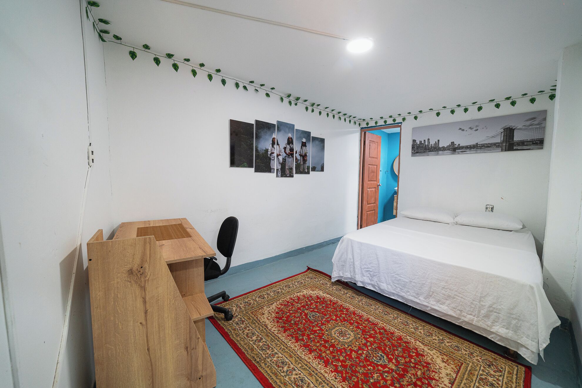 标准开间, 1 张大床, 空调 | 特色装修、免费 WiFi、床单