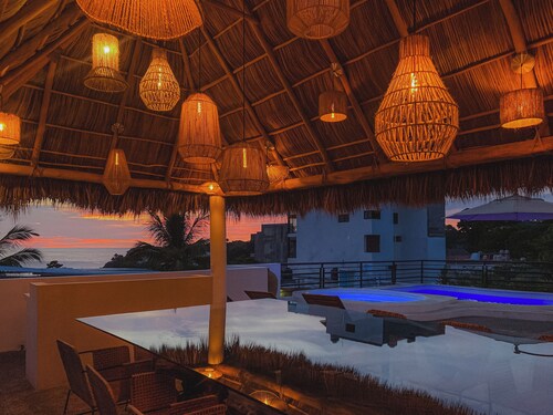 Casa Makai | Luxury home with rooftop (ocean view) in Chacala