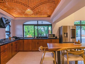 Private kitchen - Casa Makai | Luxury home with rooftop (ocean view) in Chacala (Chacala)
