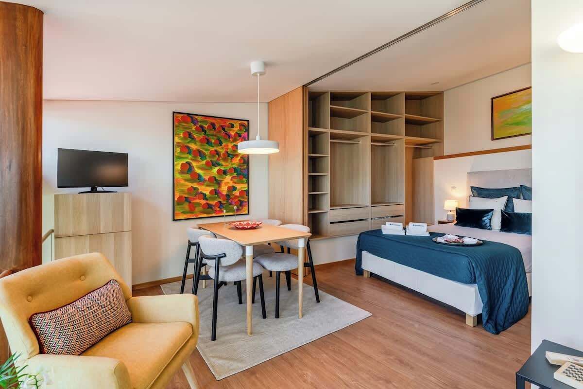 1 sovrum, strykjärn/strykbräda, gratis wi-fi och sängkläder