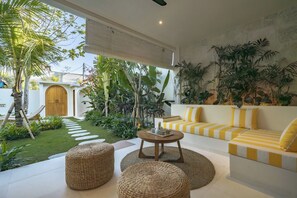 Luxury Villa, 3 Bedrooms, Patio, Pool View | View from room