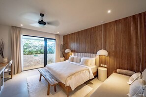 Luxury Villa, 3 Bedrooms, Patio, Pool View | Egyptian cotton sheets, premium bedding, in-room safe, desk