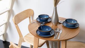 Basic Apartment | Living area | Flat-screen TV, streaming services