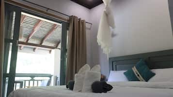 Standaard kamer, balkon, uitzicht op rivier | Gratis wifi