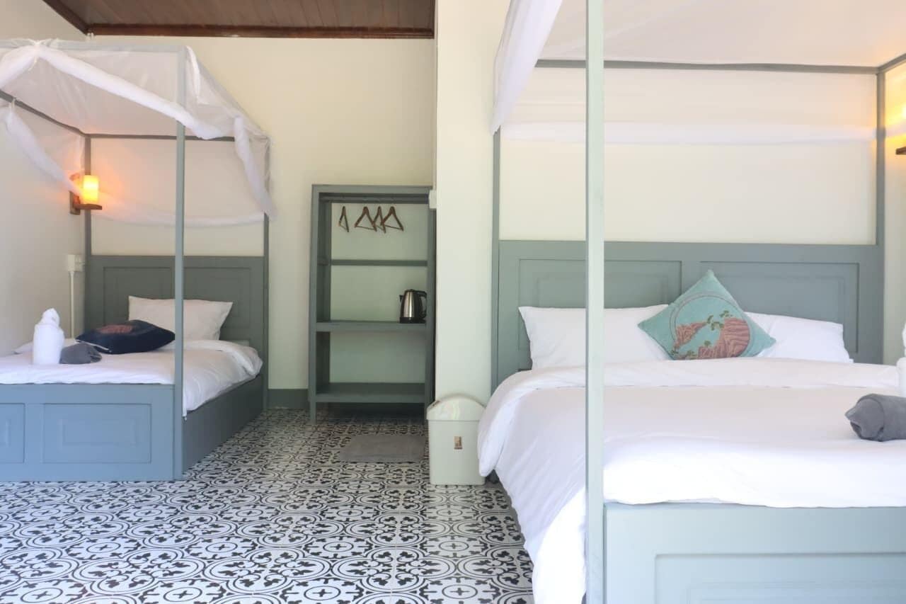 Phòng dành cho gia đình, ban công, quang cảnh sông | Truy cập Internet không dây miễn phí 