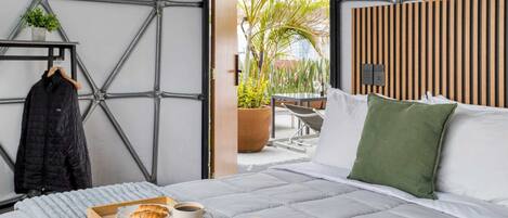 1 室のベッドルーム、WiFi、ベッドシーツ