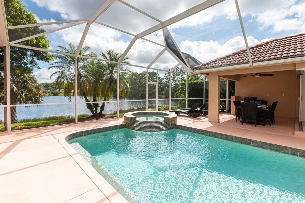 Photo 36 of Briarwood upscale pool/spa home w/lake views, outdoor TV/entertaining area & 2nd king guest suite