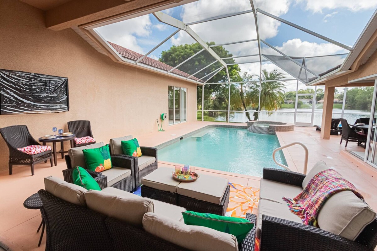 Photo 35 of Briarwood upscale pool/spa home w/lake views, outdoor TV/entertaining area & 2nd king guest suite