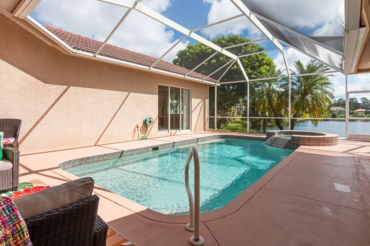 Photo 38 of Briarwood upscale pool/spa home w/lake views, outdoor TV/entertaining area & 2nd king guest suite