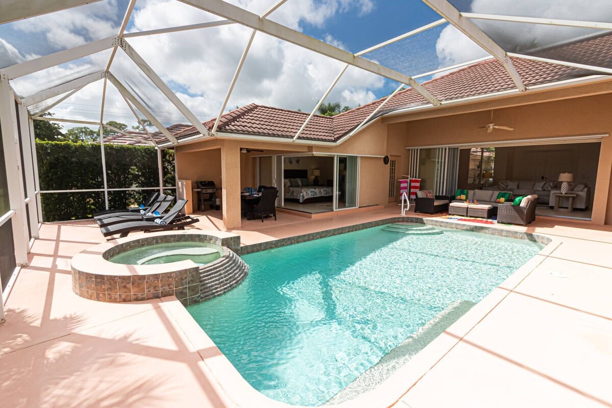 Photo 3 of Briarwood upscale pool/spa home w/lake views, outdoor TV/entertaining area & 2nd king guest suite