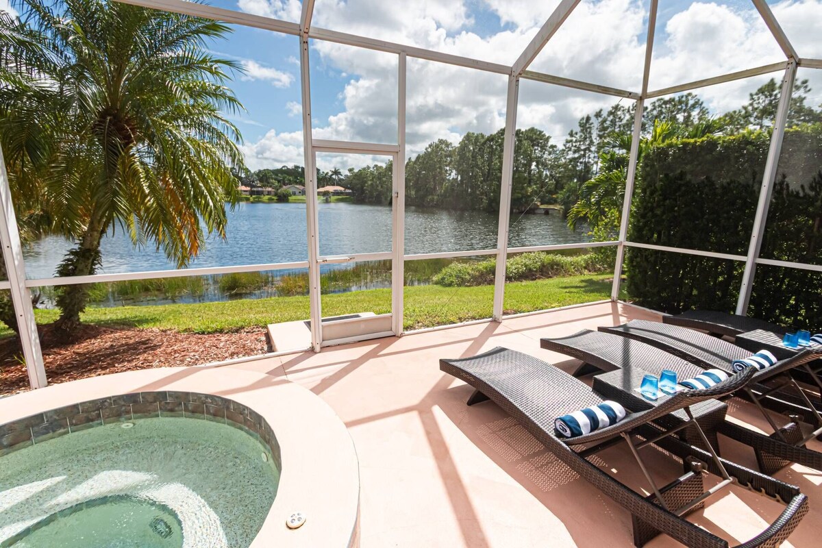 Photo 41 of Briarwood upscale pool/spa home w/lake views, outdoor TV/entertaining area & 2nd king guest suite