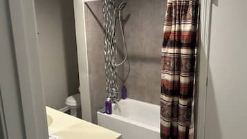 Towels, soap, toilet paper