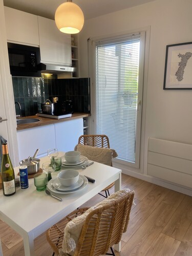 Studio Premium calme, cosy et balcon