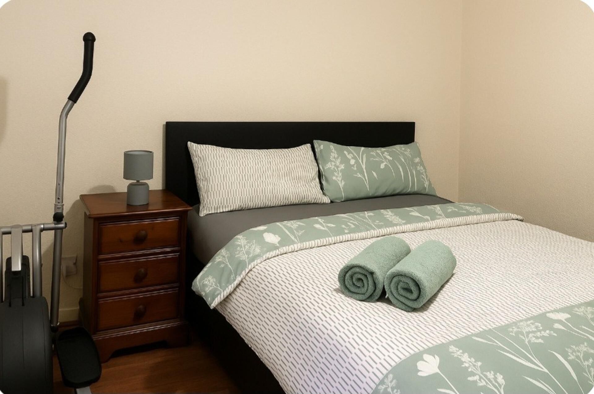 2 habitaciones, wifi gratis y ropa de cama 