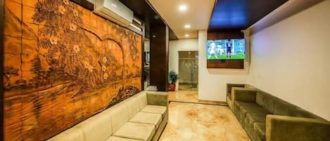 Sala de estar en el lobby