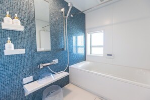 Hair dryer, towels