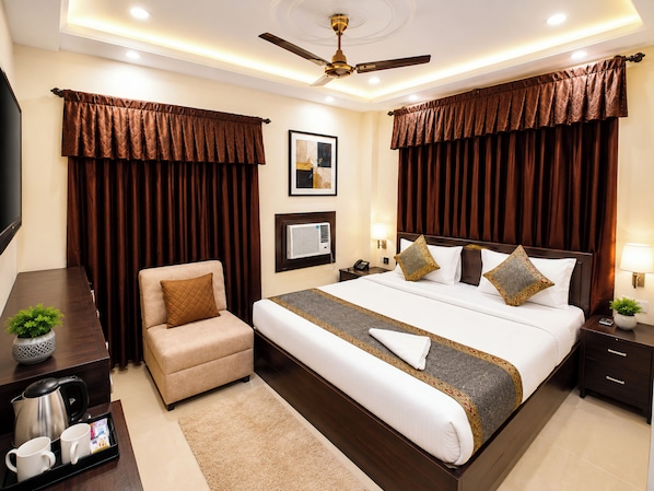 Deluxe Double Room, Multiple Beds, Air conditioning