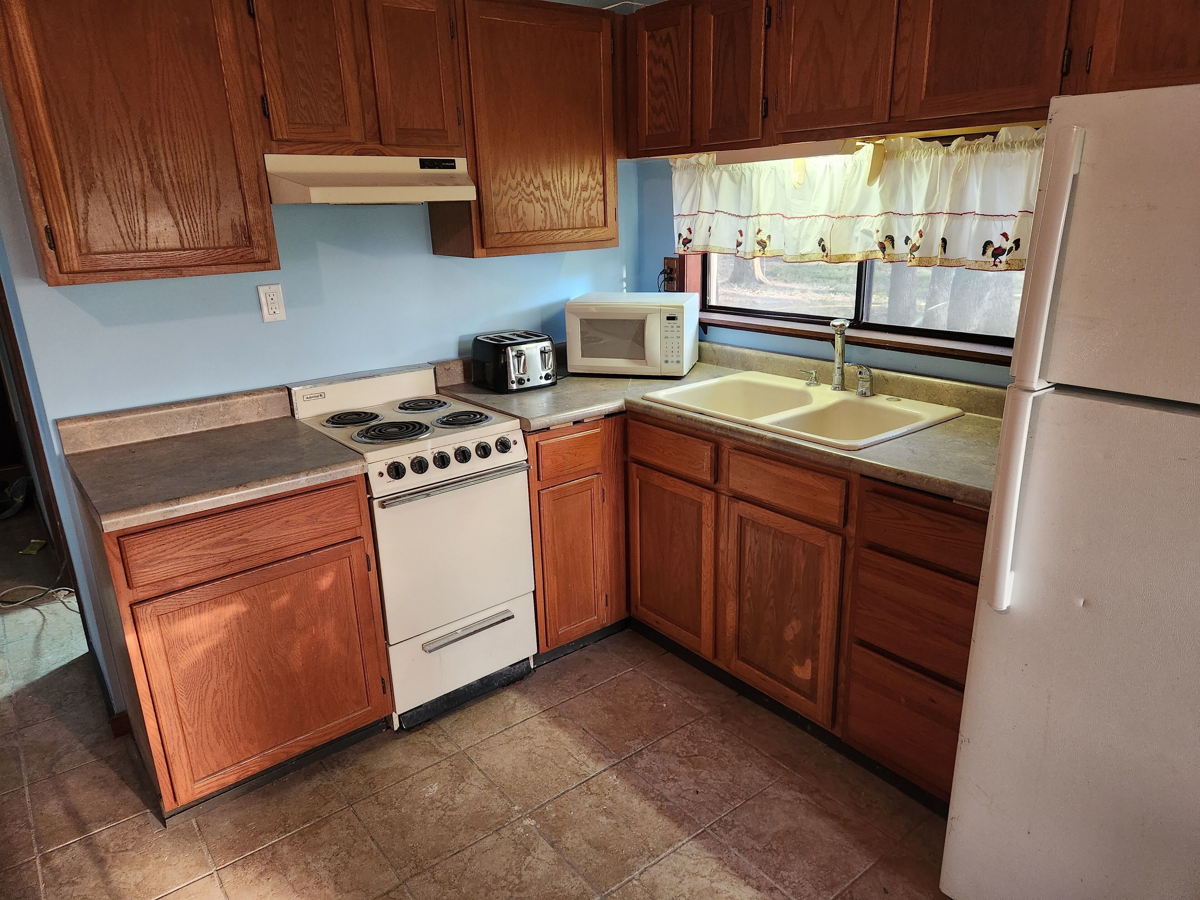 Microwave, oven, stovetop