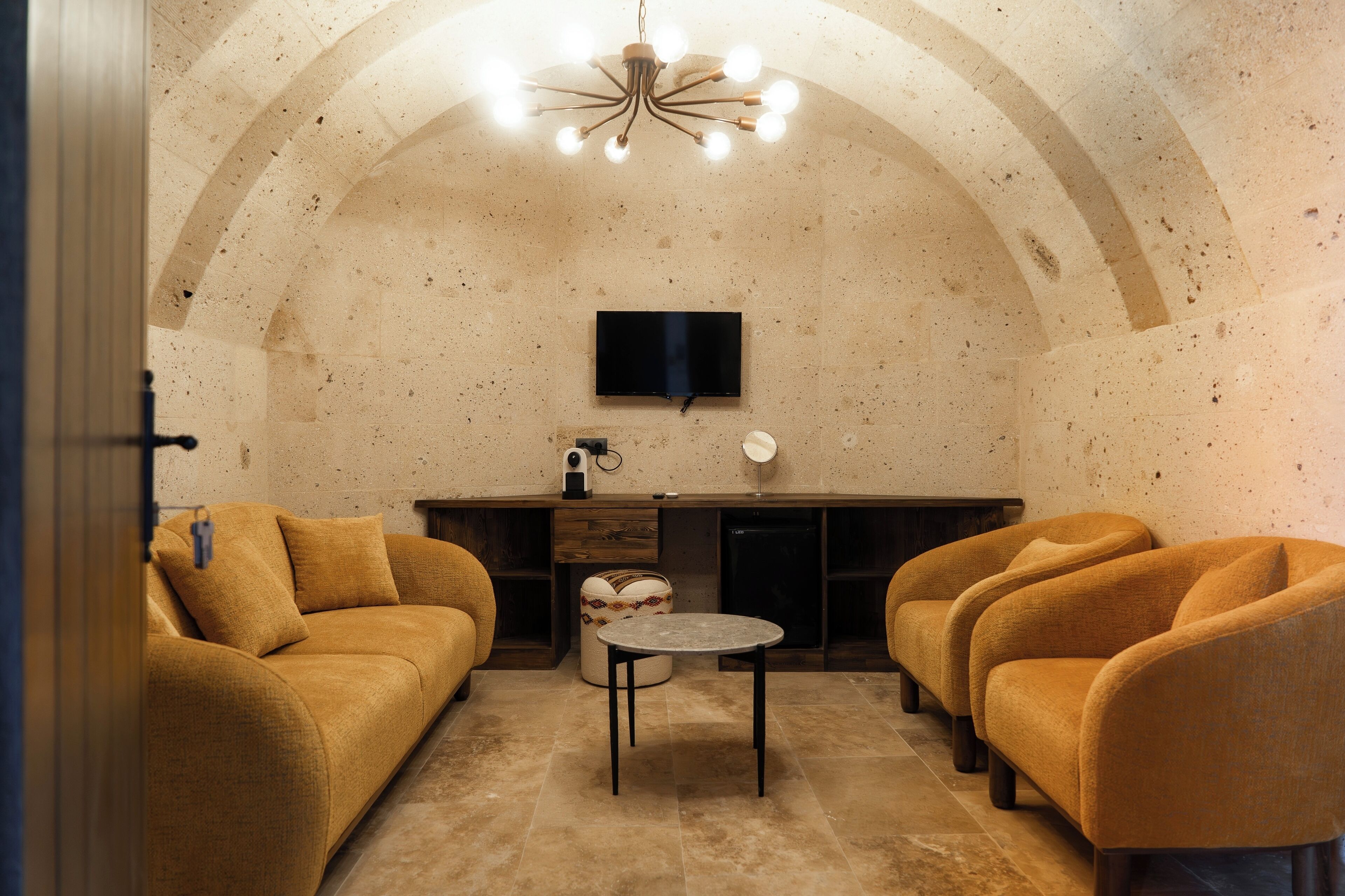 Quarto luxo | Área de estar