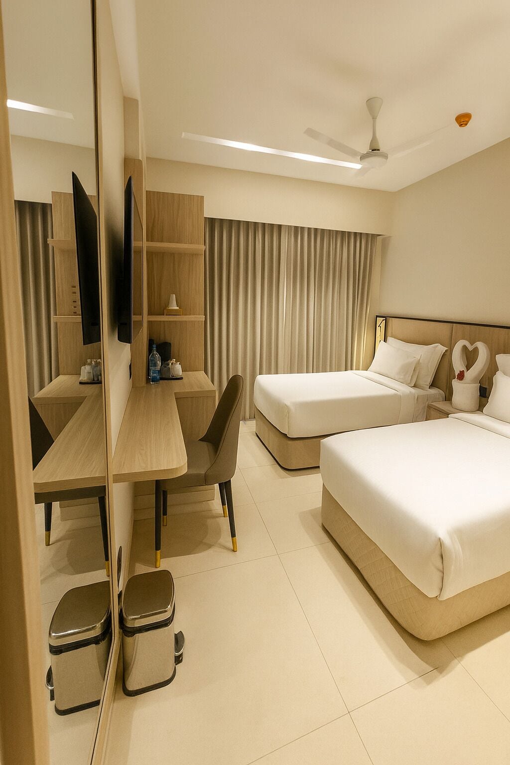 Standaard Twin kamer | Een bureau, gratis wifi