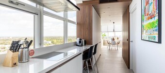 comfortable apartment with panoramic views