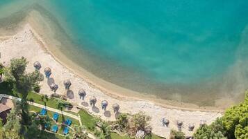 Private beach nearby