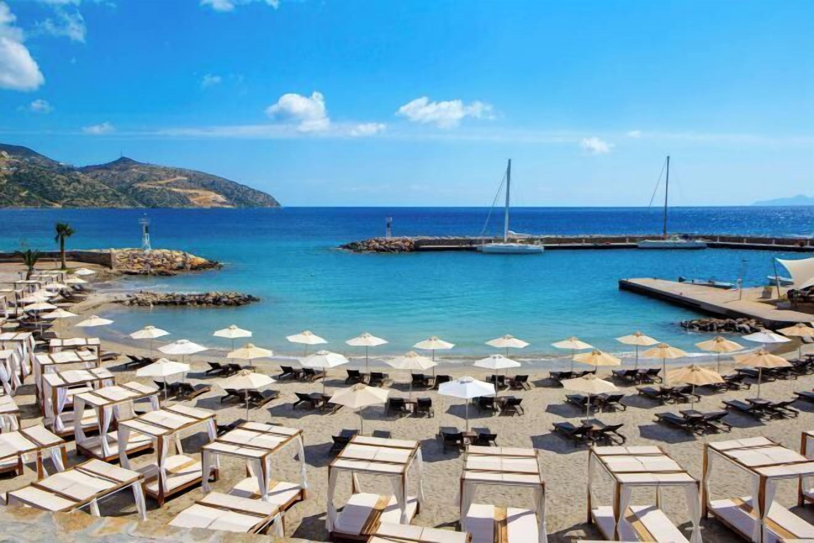 Private beach nearby