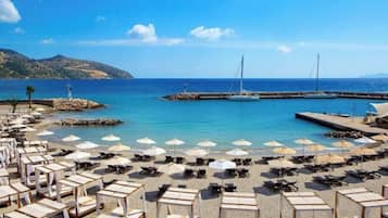 Privat strand i nærheten