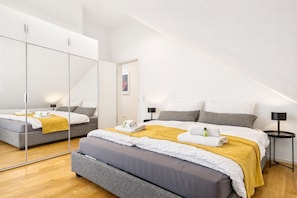 2 chambres, accĂšs au Wi-Fi (inclus), literie fournie