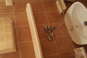 Een douche, een haardroger
