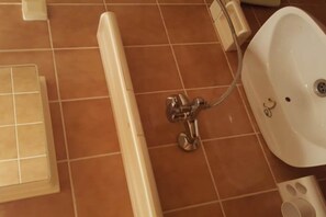 Shower, hair dryer