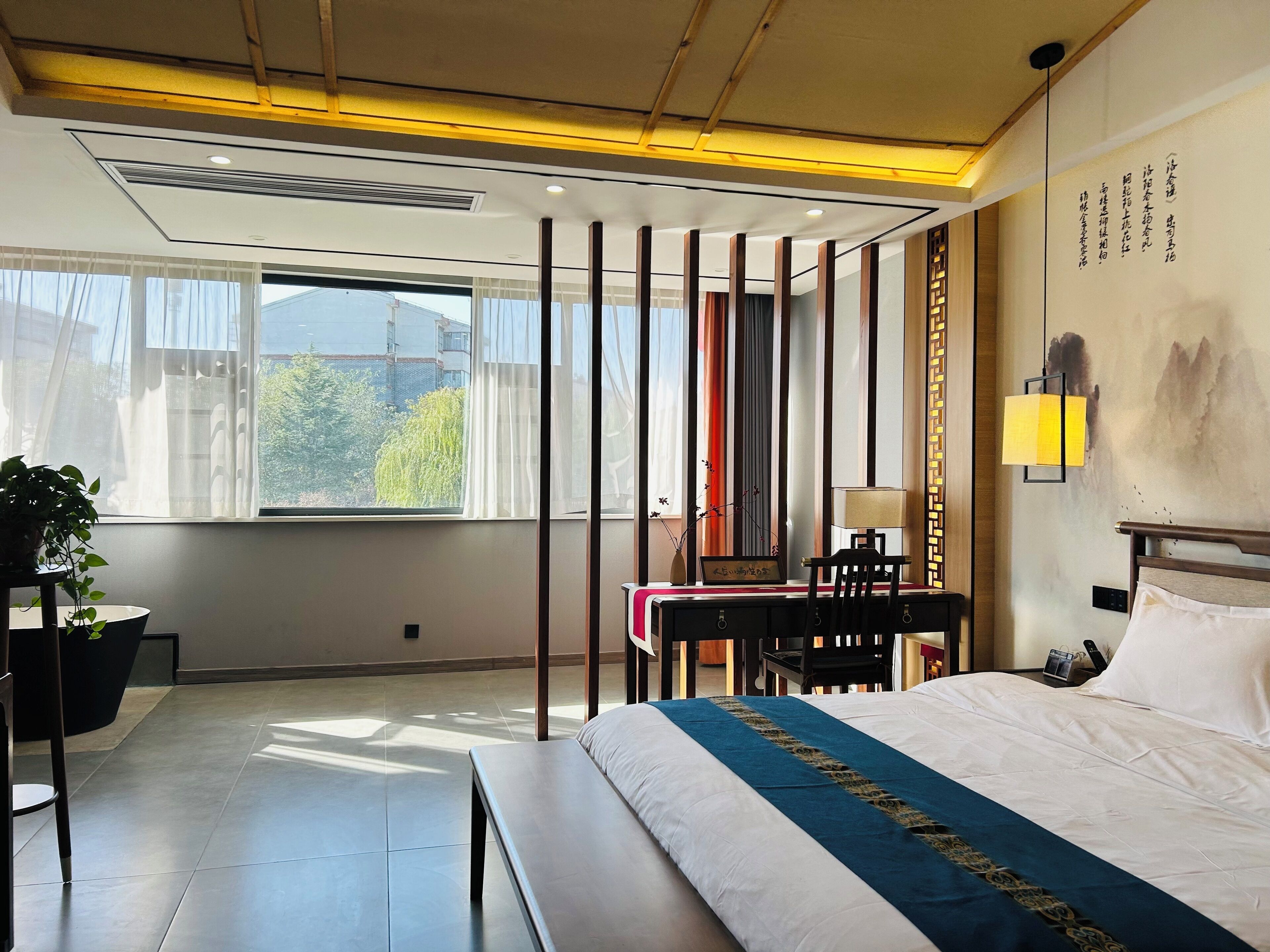 特色雙人房, 河景 | 遮光布/窗簾、隔音、熨斗/熨衣板、免費無線上網