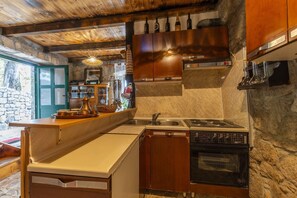 Fridge, oven, stovetop, dishwasher - Rustical Resort Kokorići/Shared Pool - One Bedroom (Vrgorac)