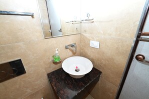 Classic Double or Twin Room, Balcony, Hill View | Bathroom | Slippers, towels, soap, shampoo