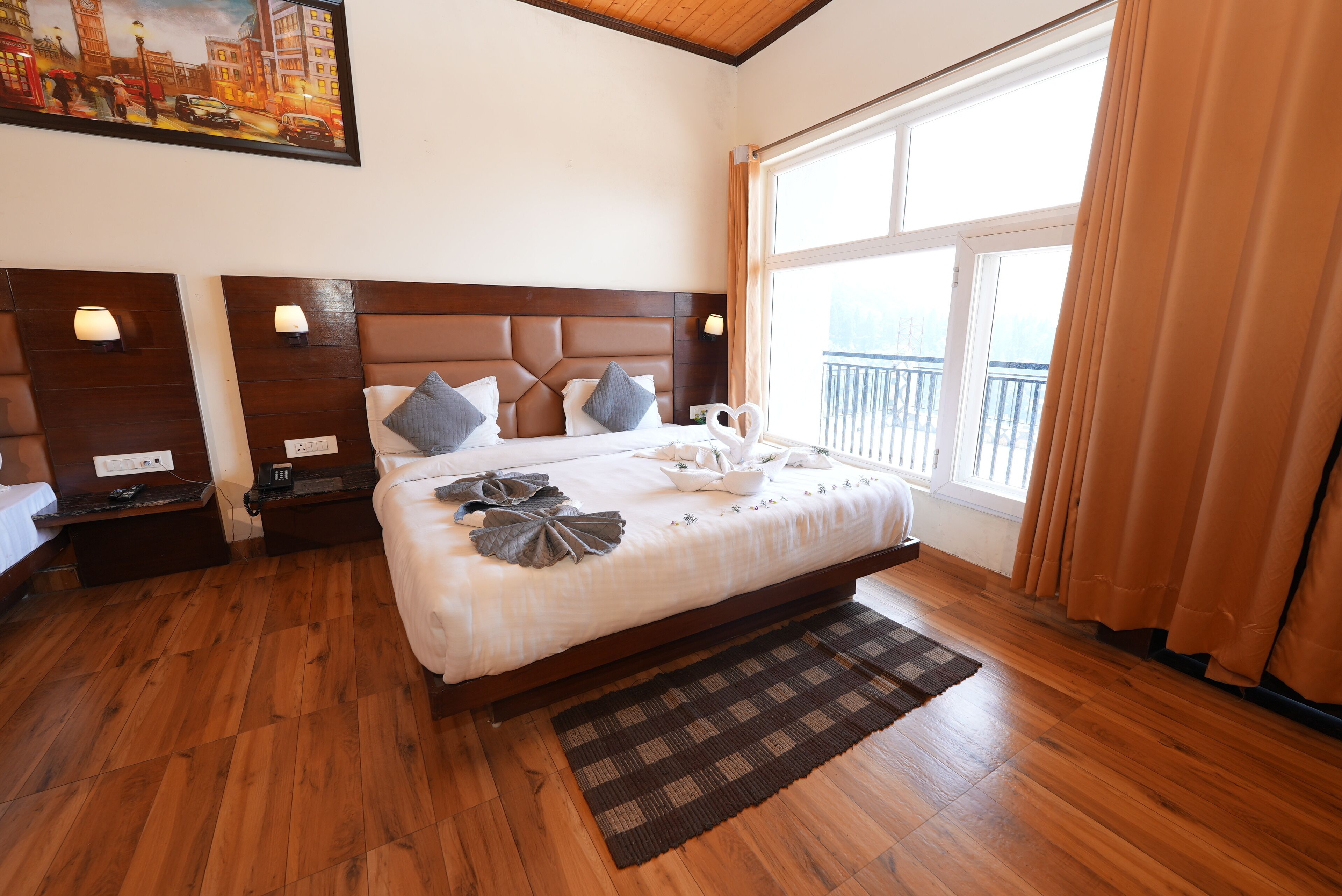 Family Twin Room, Hill View | Blackout drapes, soundproofing, iron/ironing board, free WiFi