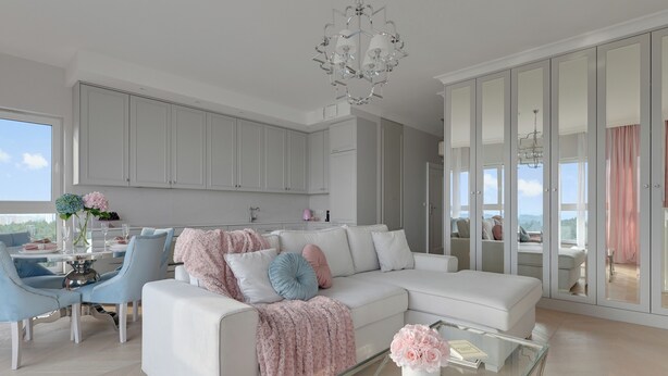 Deluxe Apart Daire, Tepe Manzaralı | Oturma alanı
