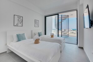 2 slaapkamers, een strijkplank/strijkijzer, wifi, beddengoed