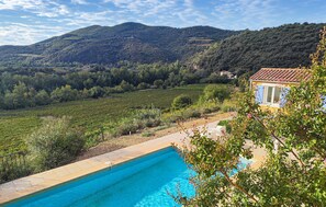 Una piscina riscaldata