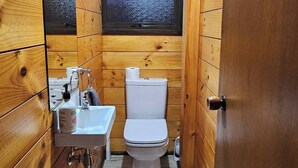 Casa, 3 camere da letto, balcone, vista giardino | Bagno