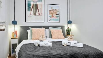 3 dormitorios, tabla de planchar con plancha, wifi gratis y ropa de cama