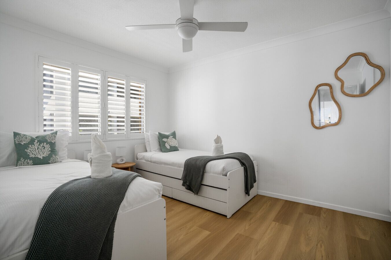 2 bedrooms, iron/ironing board, travel crib, WiFi