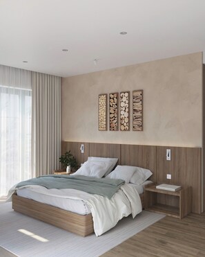 Luxury Villa, Bahçe Manzaralı | Masa, ses yalıtımı, ücretsiz kablosuz İnternet 