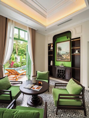 Villa | Living area | Flat-screen TV - JM Tropical Villas  (Phu Quoc)