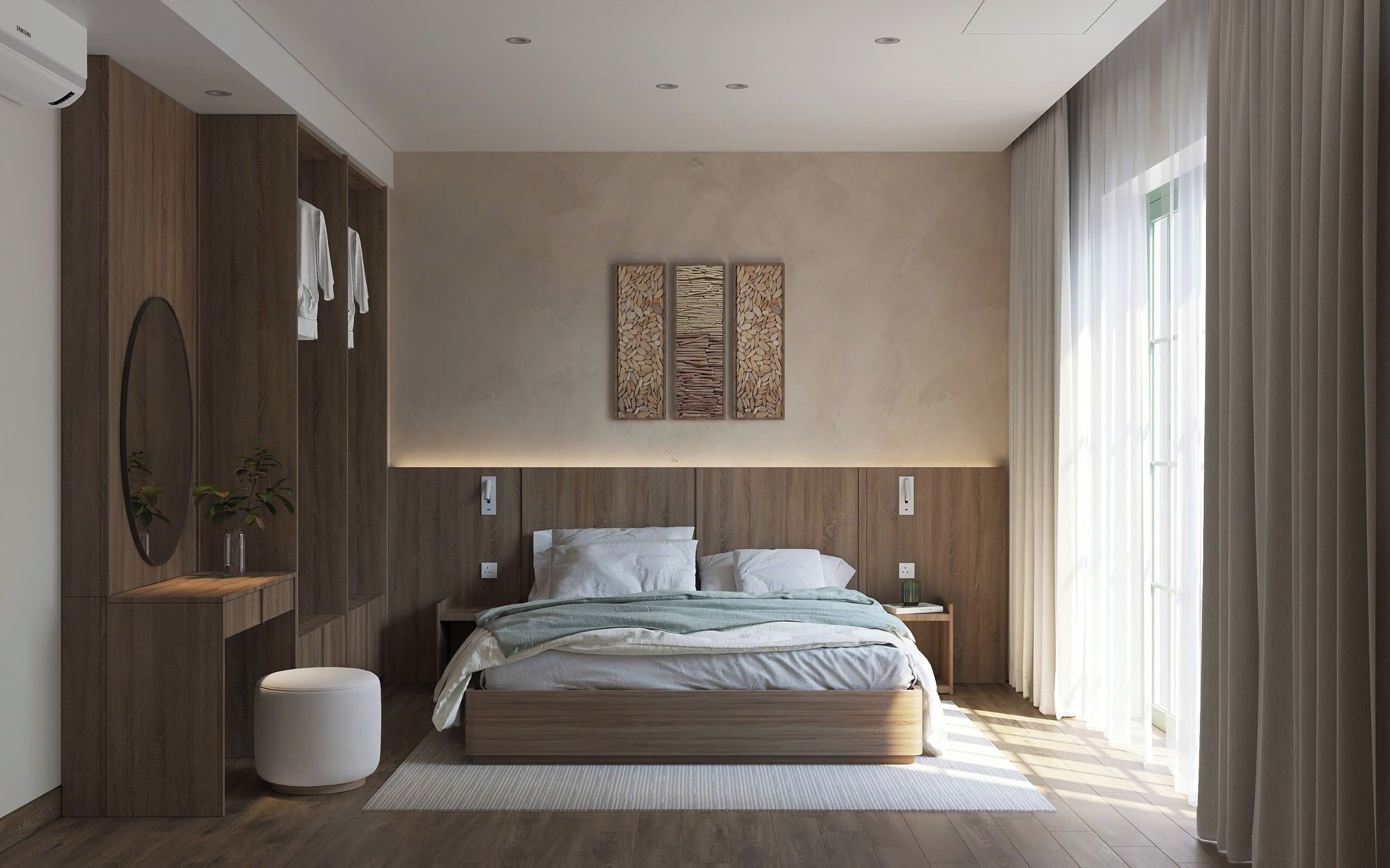 奢华别墅, 花园景观 | 办公桌、隔音、免费 WiFi