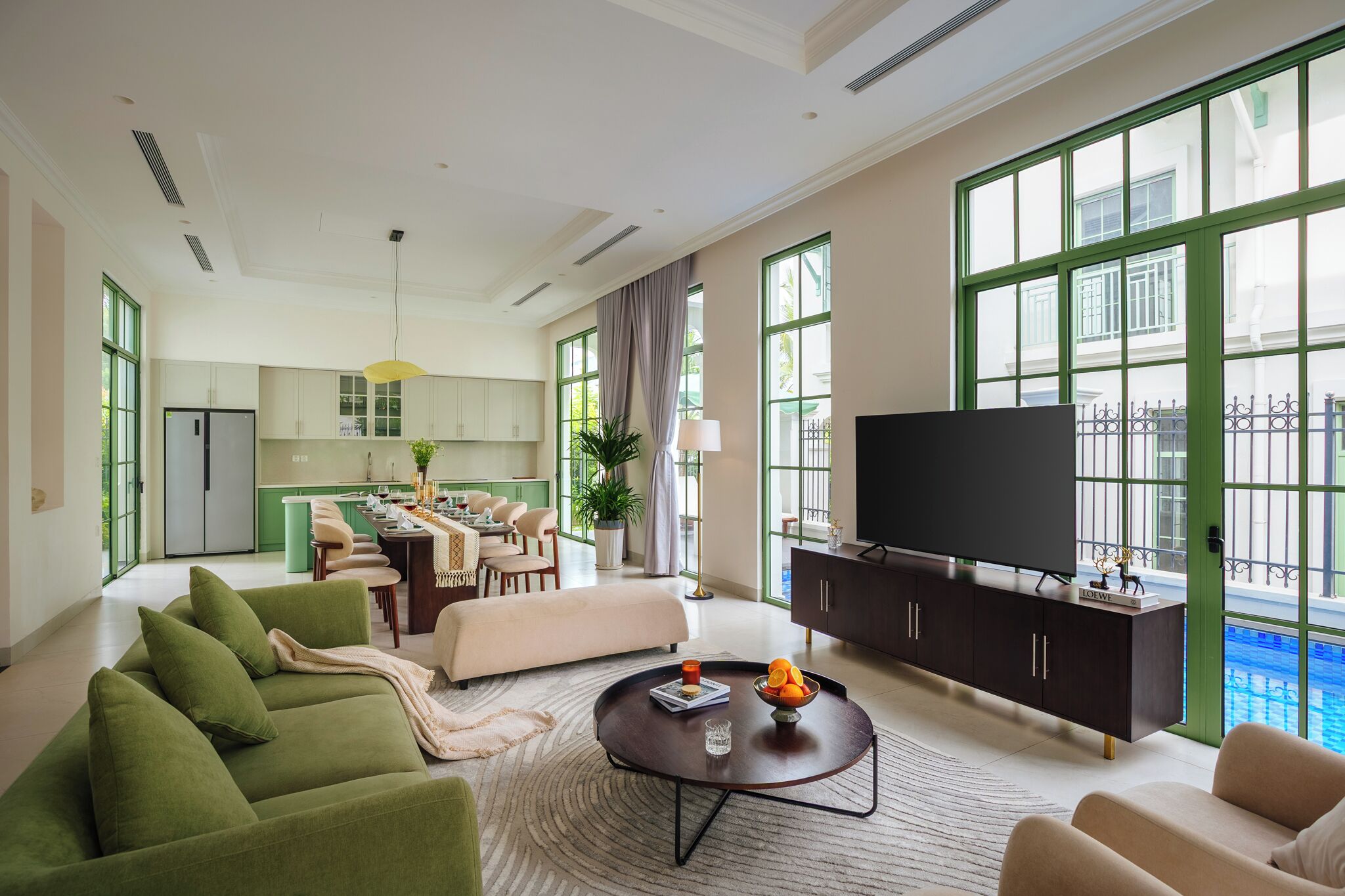 Villa | Living area | Flat-screen TV