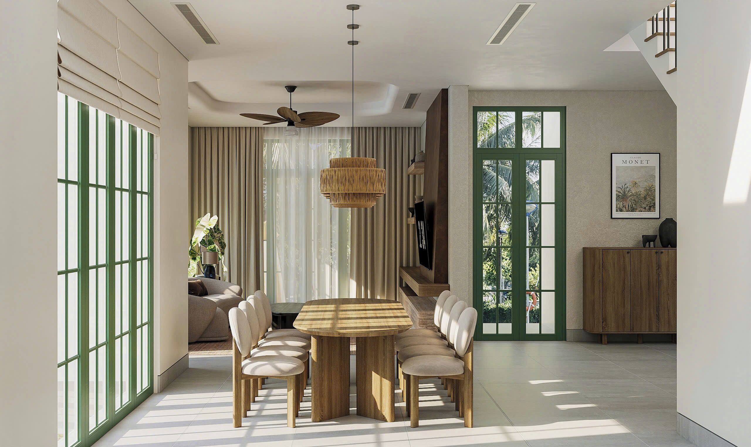 Luxury Villa, Garden View | Living area | Flat-screen TV