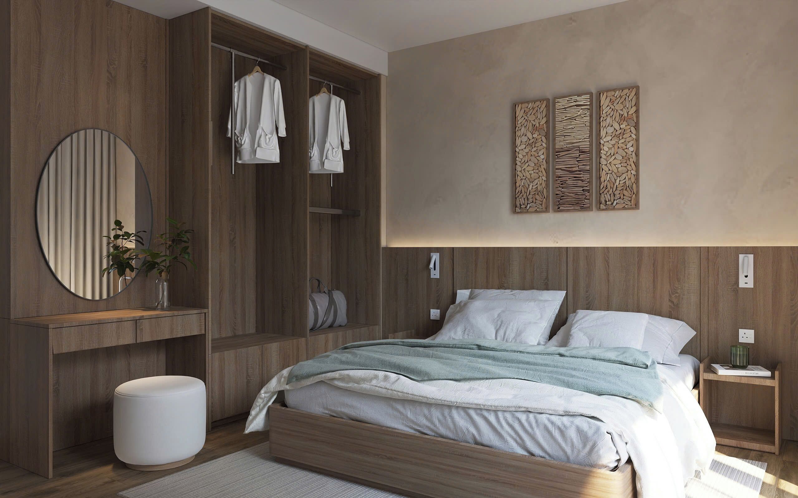 Escritorio, sistema de insonorización y wifi gratis 