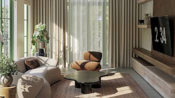 Luxury Villa, Garden View | Living area